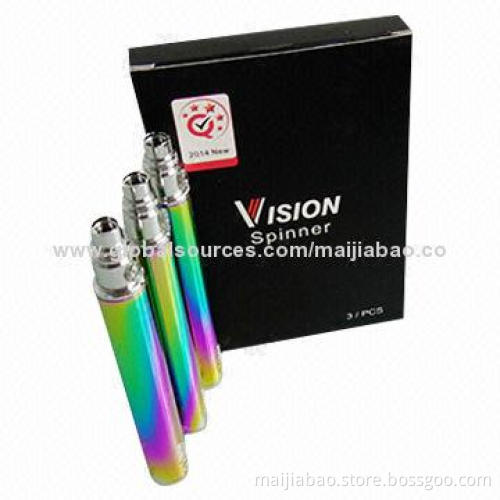 2014 Best Quality Vision Spinner e cigarette Batteries with 3.2-4.8V Adjustable Voltage